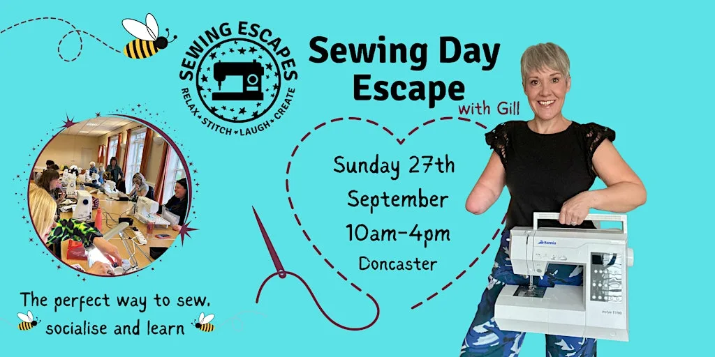 Sewing Day Escape - Sunday 27th September with Gill at Sprotbrough Venues - The Hall
