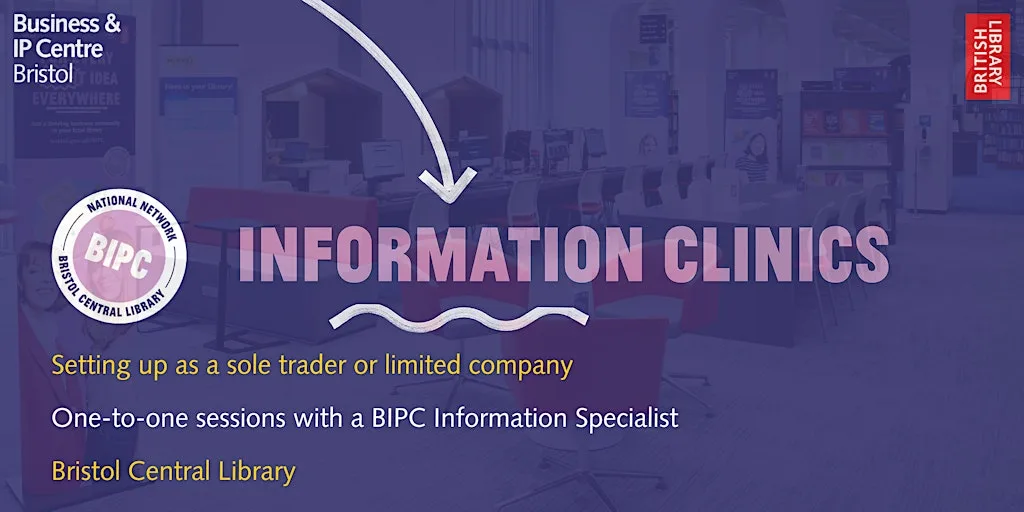 Setting up as a Sole Trader or Limited Company: 1-to-1 Information Clinic at Bristol Central Library