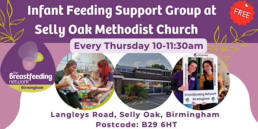 Infant Feeding Support Group at Selly Oak Methodist Church at Selly Oak Methodist Church