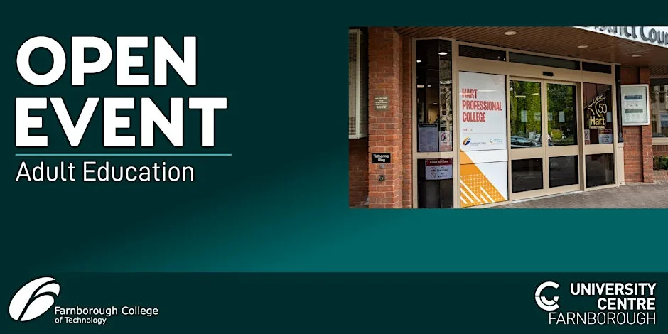 Adult Education Open Event - 18th November at Farnborough College of Technology