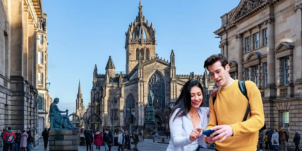 Discover Edinburgh's Royal Mile! Interactive Treasure Hunt & City Walk at Edinburgh Castle Esplanade