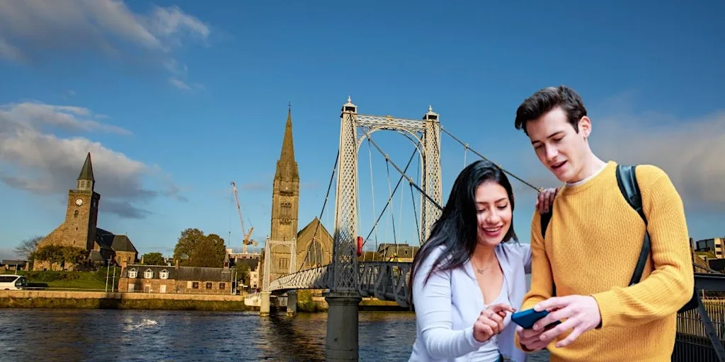 Discover Inverness! Interactive Treasure Hunt & City Walk at Falcon Square