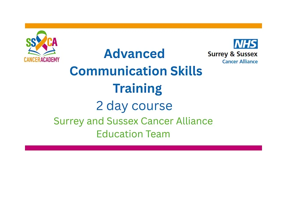 Advanced Communication Skills Training at Royal Sussex County Hospital