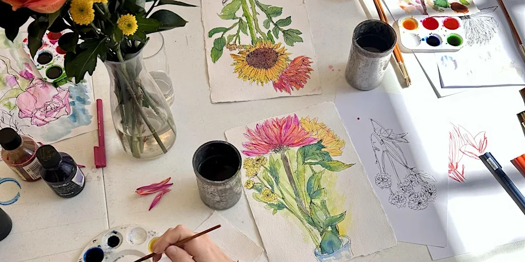 Expressive Painting Course (x6) : Seascapes, Sunsets & Self-Expression at Liberation Art Gallery