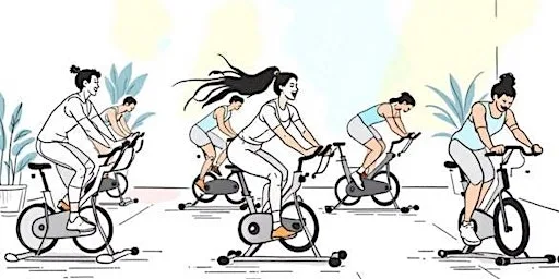 Group fitness and spin vibes in Wimbledon ... shall we sweat and smile? at Bounce gym