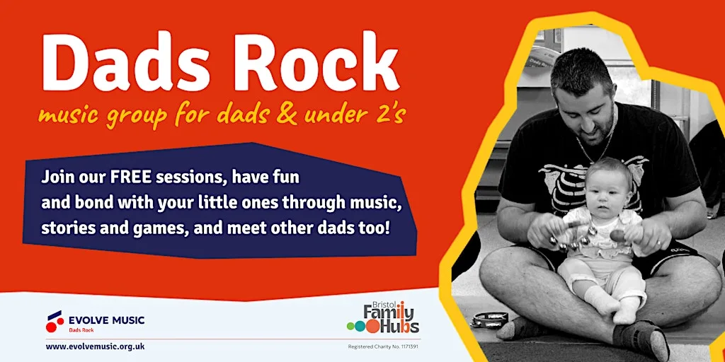 Southmead Dads Rock: 10 music sessions for Dads and their children under 2 at Greenway Centre