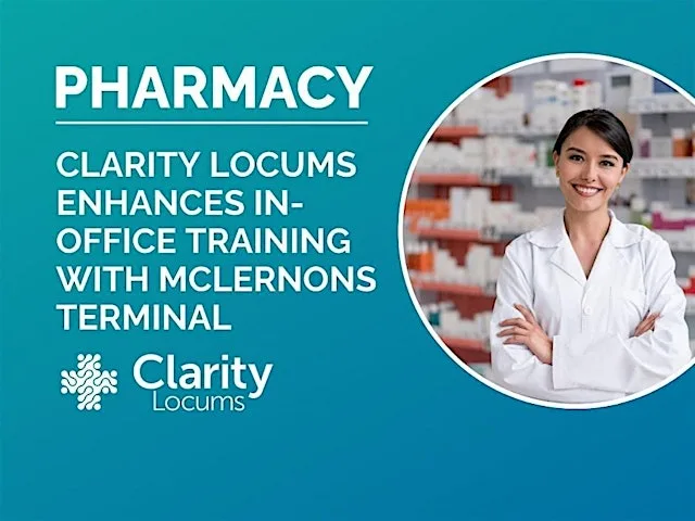 McLernons training for Locum Pharmacists and technicians at 10 Merrion Square N