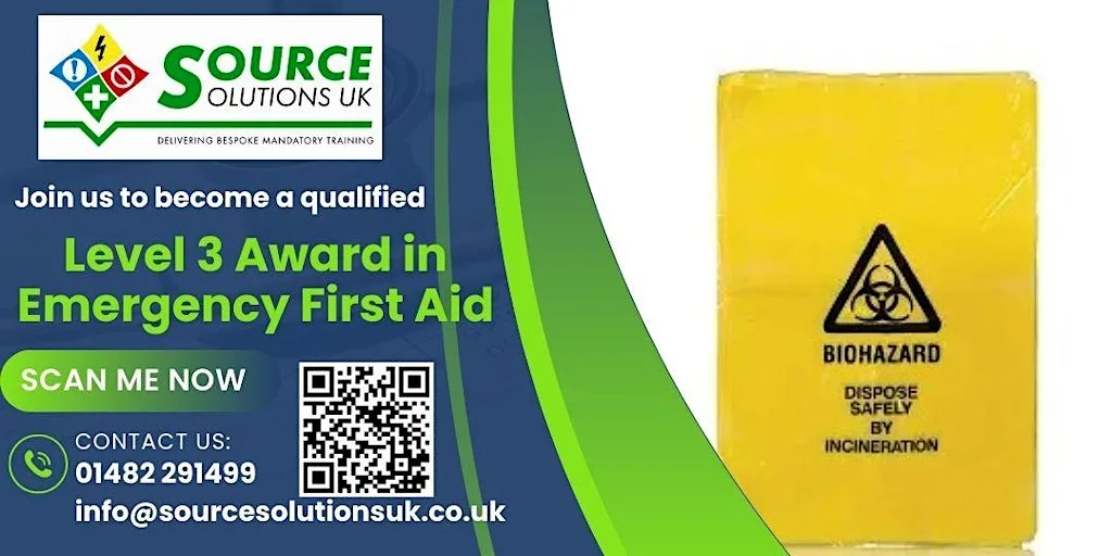 Level 3 Emergency First Aid at Work - 1 Day Course - £108 at 433 Hedon Rd