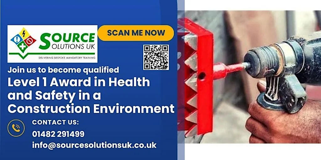 Level 1 H&S in Construction Environment - inc CSCS test & Card - £264 at 433 Hedon Rd