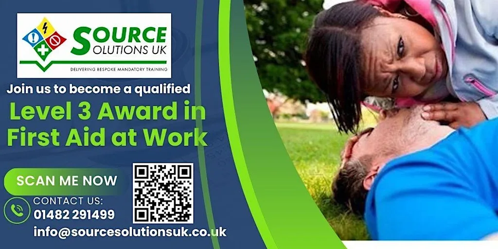 Level 3 Award in First Aid at Work - 3 Day Course - £240 at 433 Hedon Rd