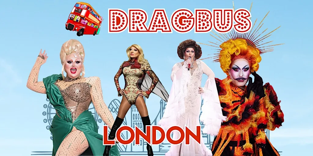 Drag Bus London at Embankment station
