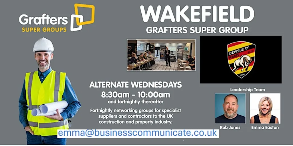 WAKEFIELD GRAFTERS PROPERTY AND CONSTRUCTION (ONLY) NETWORK at Dewsbury Rams RLFC