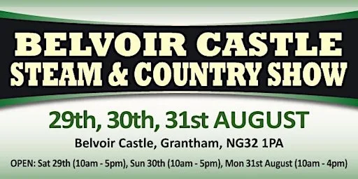 Belvoir Castle Steam & Country Show 2026 - Public Camping at Belvoir Castle