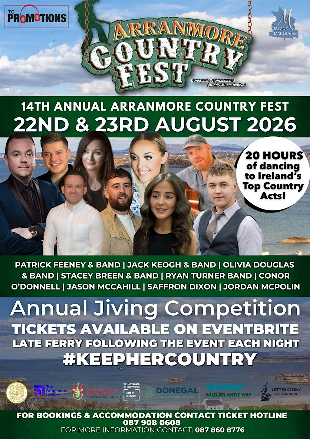 14th Annual  Arranmore Country Fest at Marquee Arranmore Holiday Village
