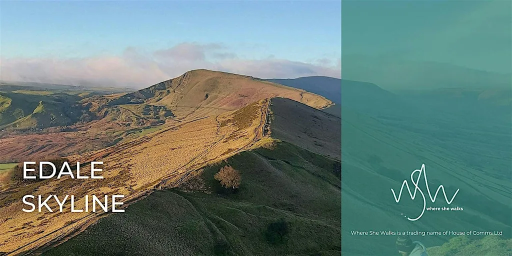 Edale Skyline from Mam Tor at Edale, Hope Valley