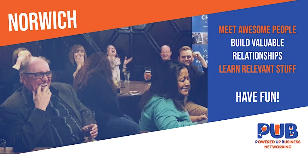 Norwich - Powered Up Business Networking - June 2026 at The Murderers