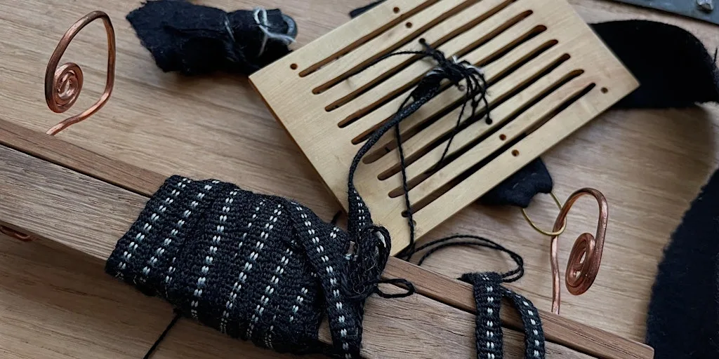 Heddle Bandweaving - full day beginner workshop 10am-4pm at Sandwich Medieval Centre