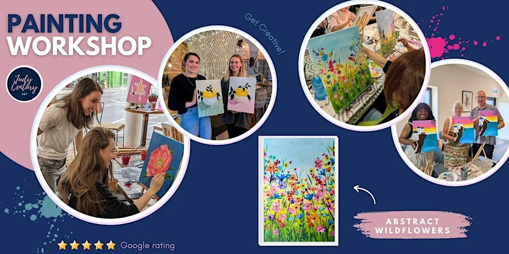 FAMILY Painting Workshop - 'Abstract Wildflowers' - Crouch End, London