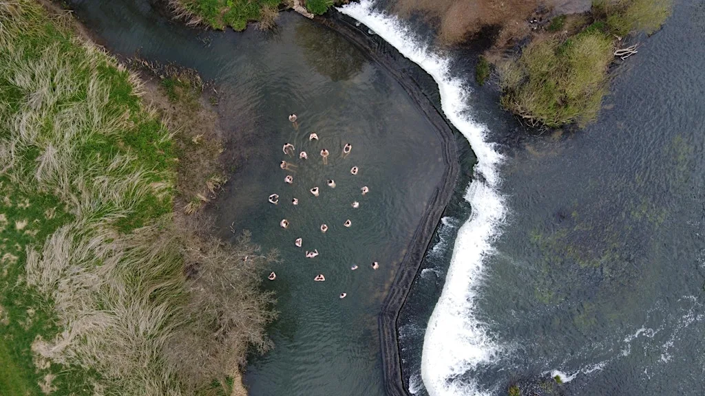 IceBreakers Bath Sunday Service at Warleigh Weir