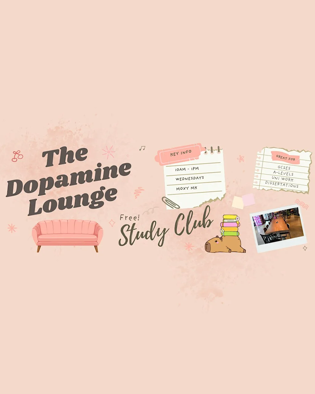The Dopamine Lounge: Study Club (GCSEs / A-Levels / Uni Revision)