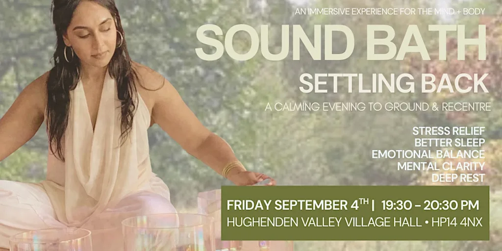 Sound Bath: Settling Back at Hughenden Village Hall