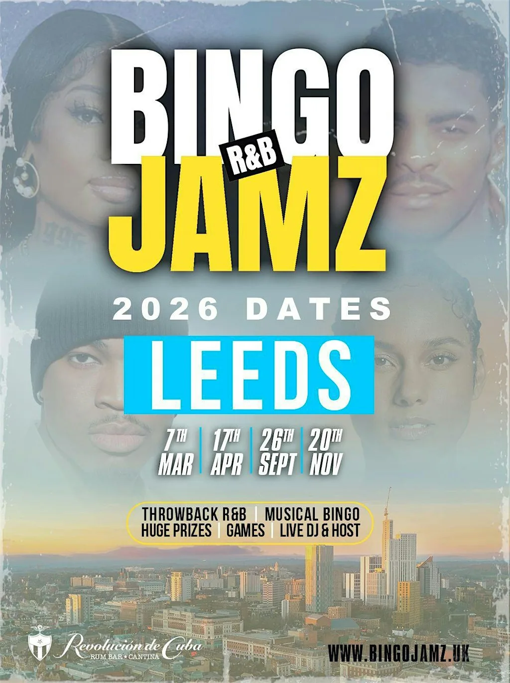 Bingo Jamz Leeds | 2026 at Revolución de Cuba Leeds