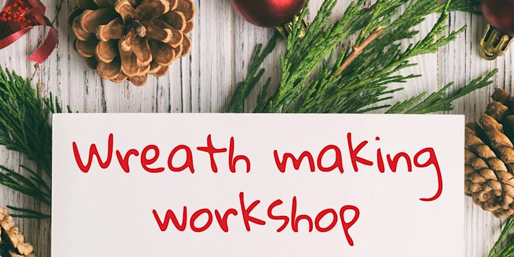 Christmas wreath making workshop at Zio Bar & Grill