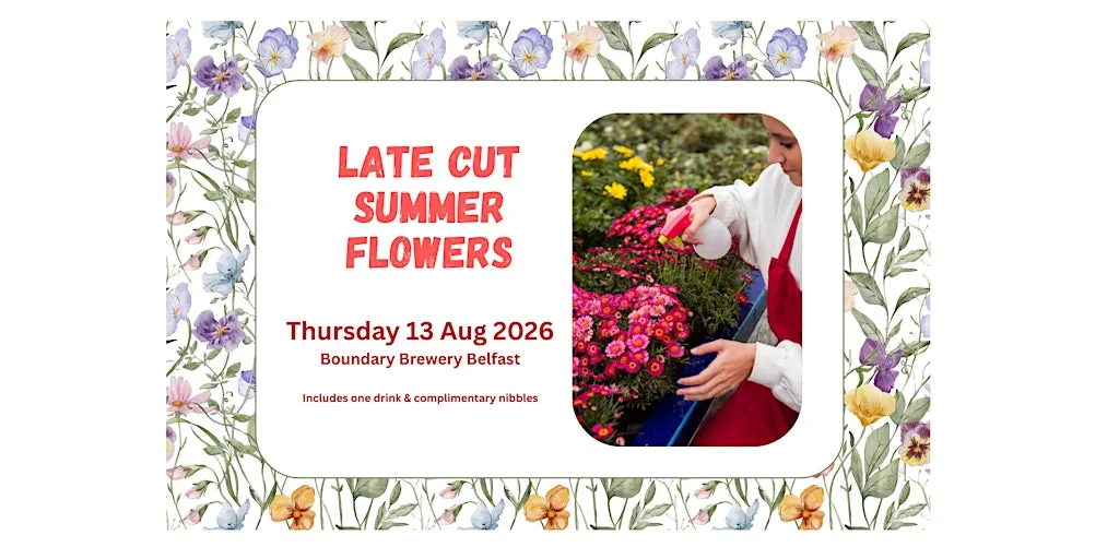 Late summer cut flowers - a chat and a take home bunch! at Boundary Brewery