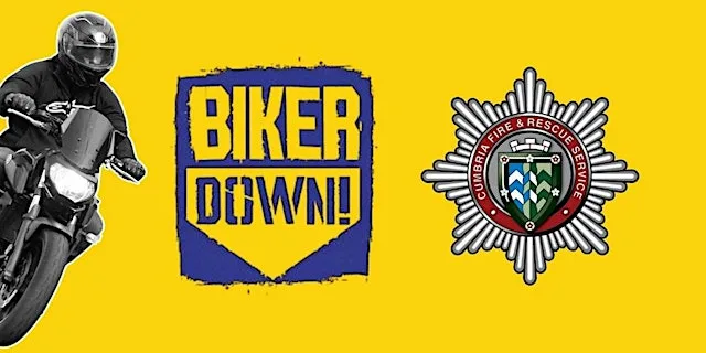 Biker Down Cumbria at Carlisle East Fire Station