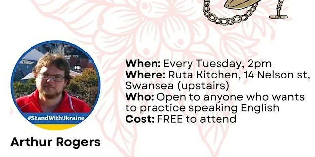 Swansea Conversation Club at Ruta Kitchen Swansea