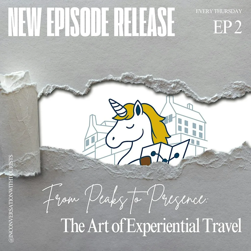 In conversation with tourists - Edinburgh based podcast at Edinburgh