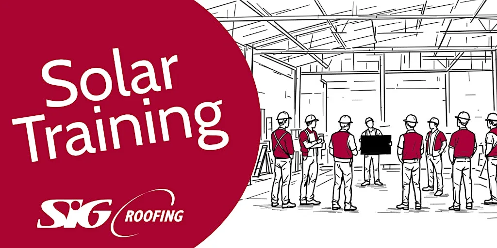 SIG Roofing Solar Training in Birmingham Tyseley - PM