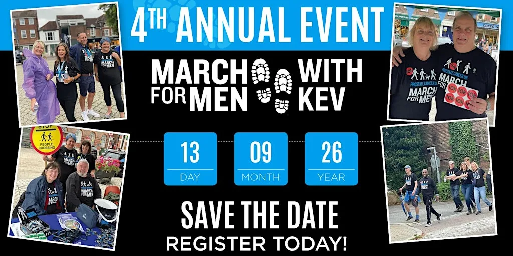 March For Men With Kev 2026 at Petersfield