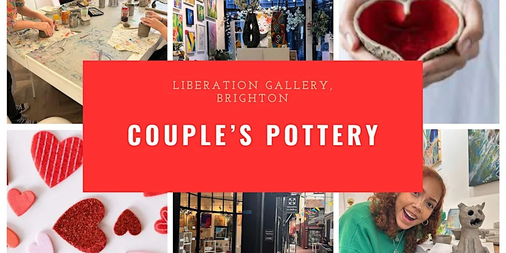Couple's Pottery Workshop at Liberation Art Gallery