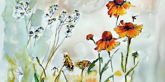 Painting Summer School - Exploring Expressive Watercolour: Garden to Studio at Bowery