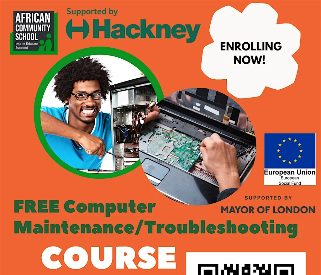FREE Computer Maintenance Group - Hackney Residents Only at Linden Children's Centre