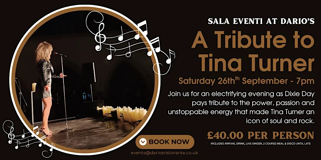 A Tribute to Tina Turner at Dario's Ristorante at Dario's Ristorante
