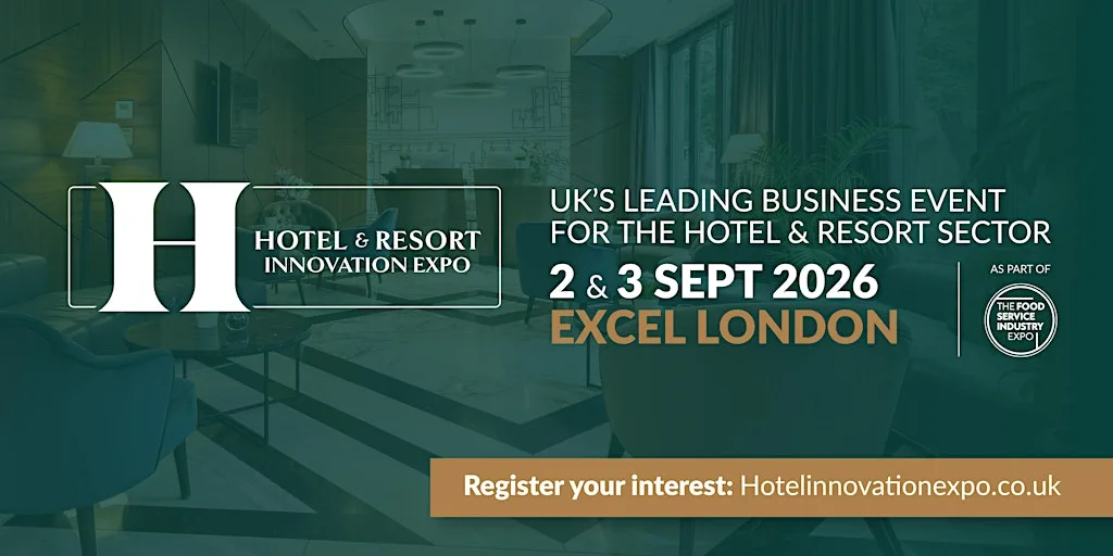 Hotel & Resort Innovation Expo 2026 at ExCeL London