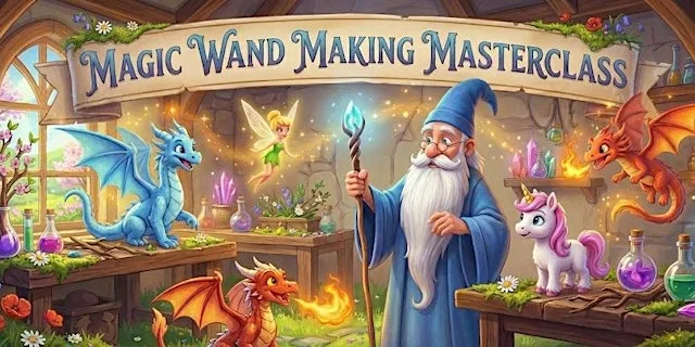 Magic Wand Making Masterclass at Upton Country Park - ages 4 and Up!