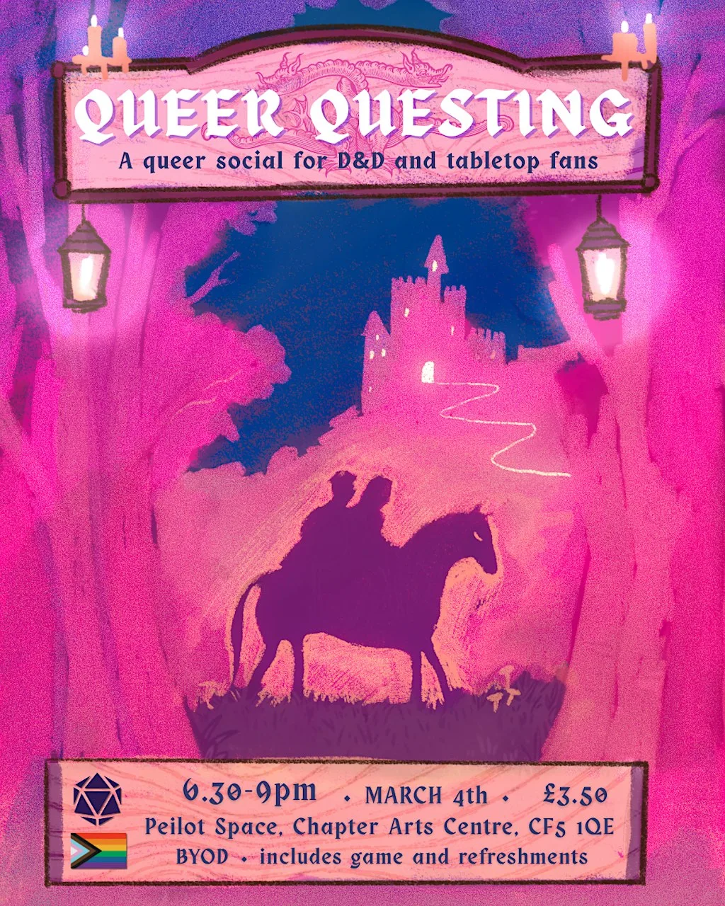 Queer Questing! – Wed 29th July at Chapter Arts Centre
