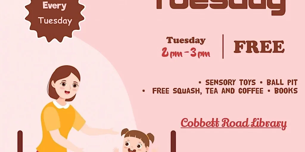 Parent & baby/toddler hour at Cobbett road library at Cobbett Hub & Library