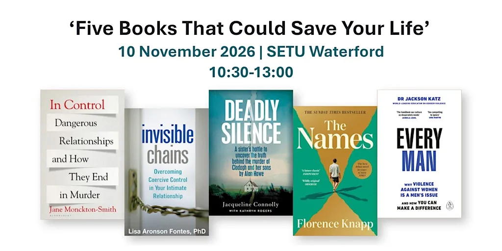 Waterford - 5 Books That Could Save Your Life at Tourism and Leisure Building, SETU