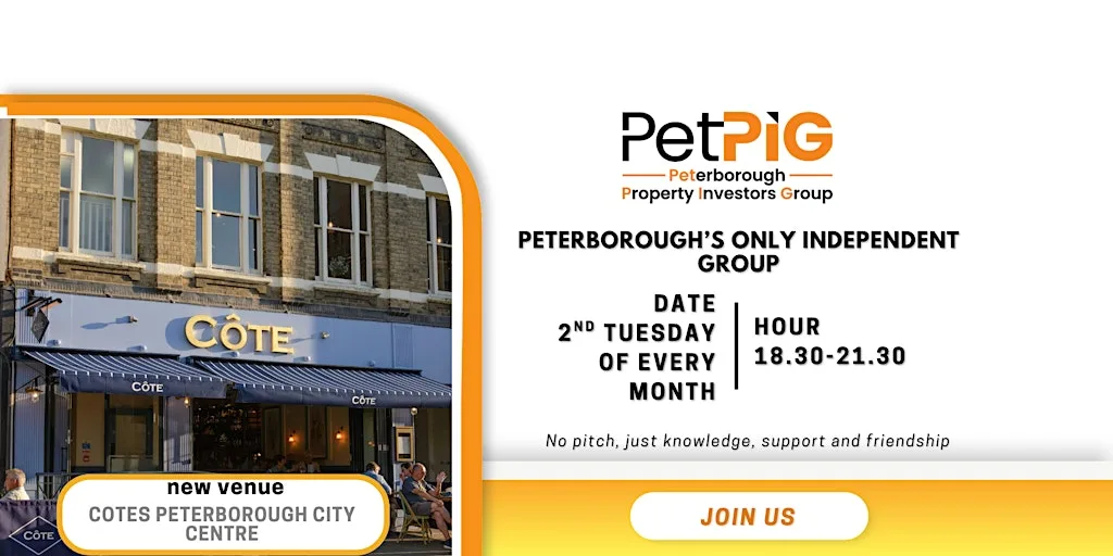 Peterborough Property Investors Group September meet at Côte Peterborough