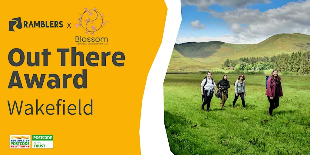 The Ramblers x Blossom CIC: Out There Award (Wakefield) at Anglers Country Park Visitor Centre