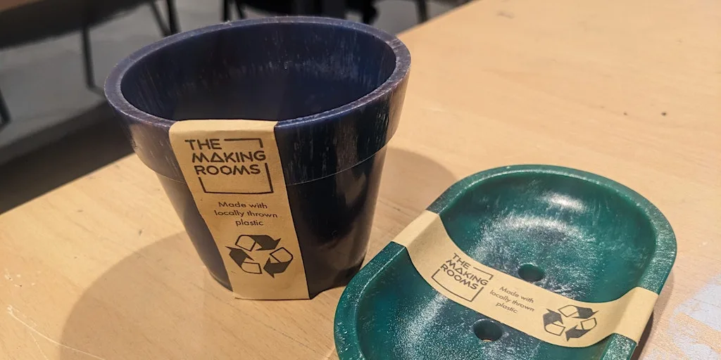 Waste Plastic to Reuseable Items at Fab Lab Blackburn