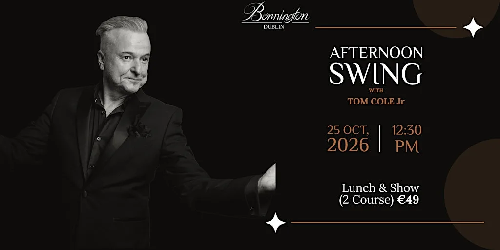 Afternoon Swing with Tom Cole Jr — Live @ Bonnington Dublin Hotel! at Bonnington Dublin - 4 Star Hotel