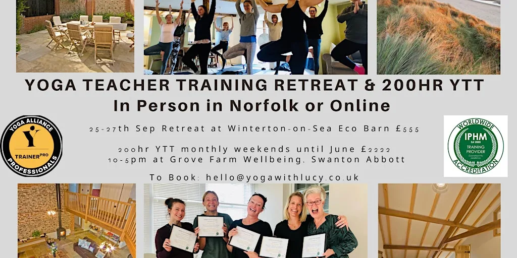 Yoga Teacher Training Retreat & 200hr YTT at Mill Farm Eco Barns