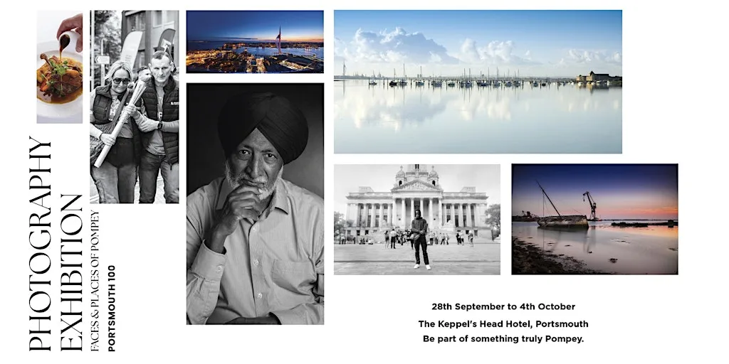 Faces & Places of Pompey Photographic Exhibition - Portsmouth 100 at Keppel's Head Hotel