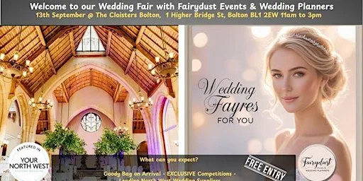 Wedding Fayre at The Cloisters, Bolton at Holiday Inn Bolton Centre, an IHG Hotel