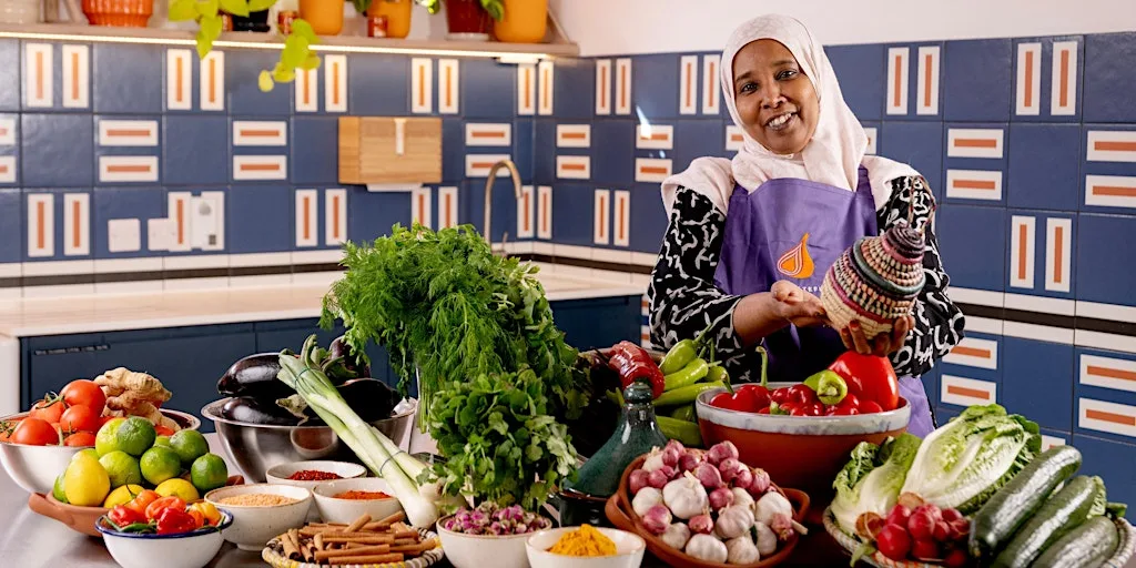 Somali Cookery Class with Saada | Veg Friendly | Bristol at Migrateful Cookery School, Bristol